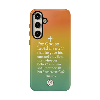 John 3:16 Tough Phone Case