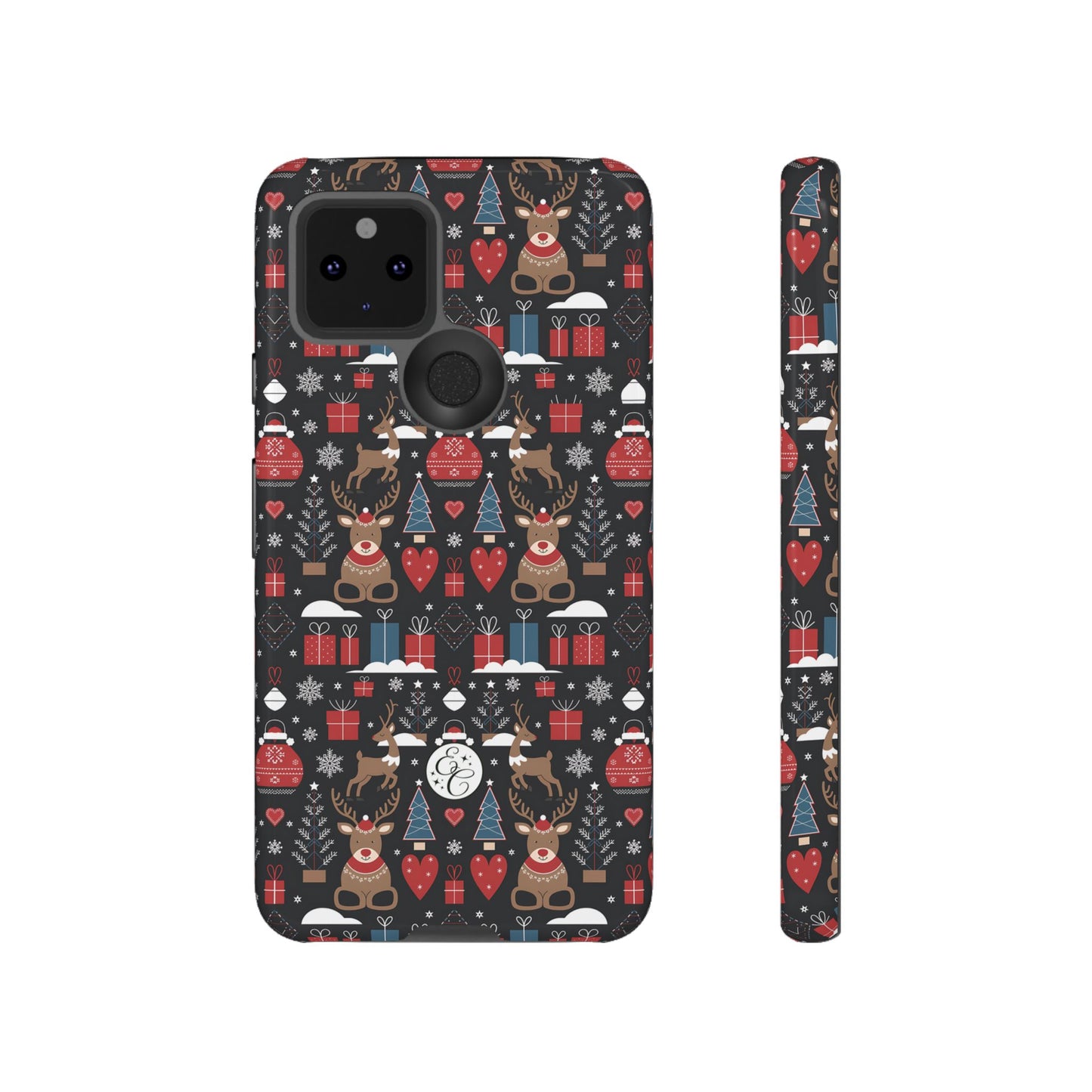 Christmas Holiday Pattern Tough Phone Case