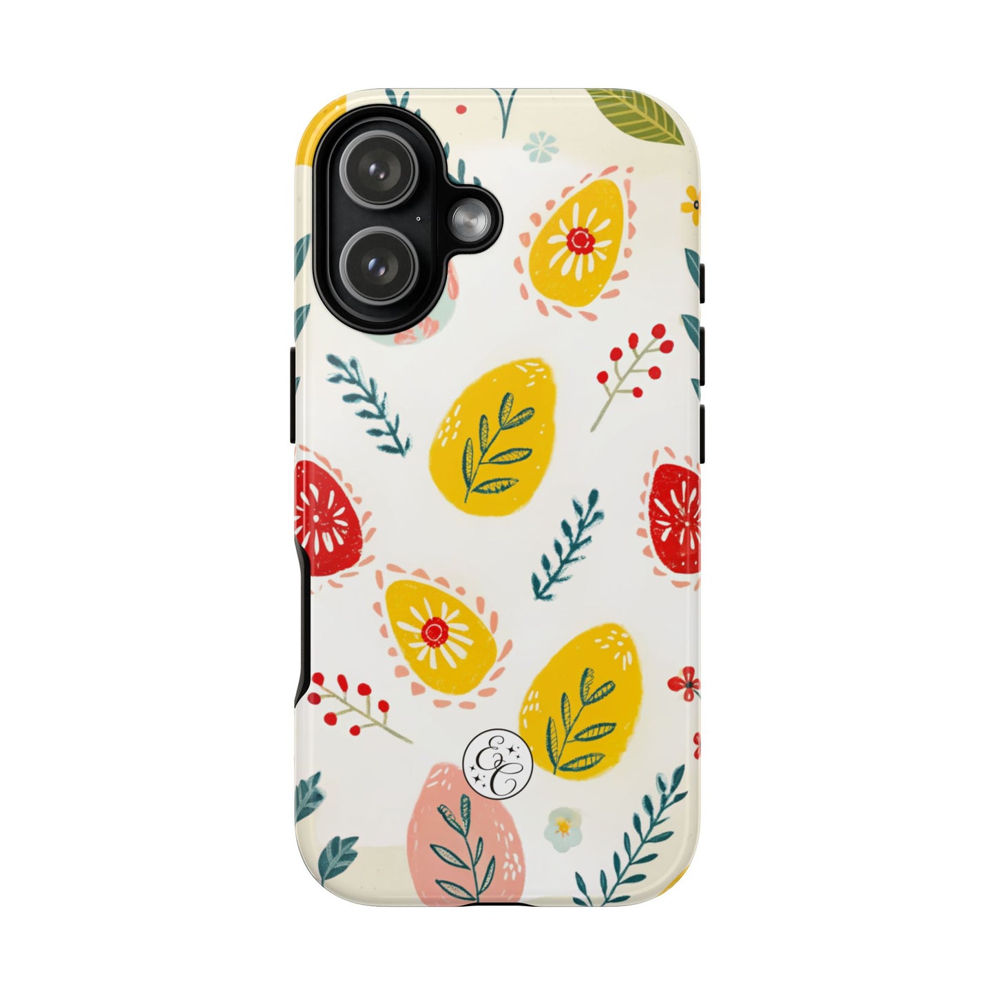 Colorful Easter Egg Pattern Tough Phone Case