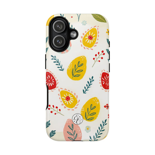Colorful Easter Egg Pattern Tough Phone Case