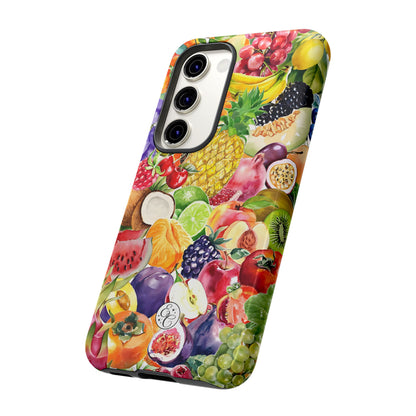 Colorful Fruits Collage Tough Phone Case