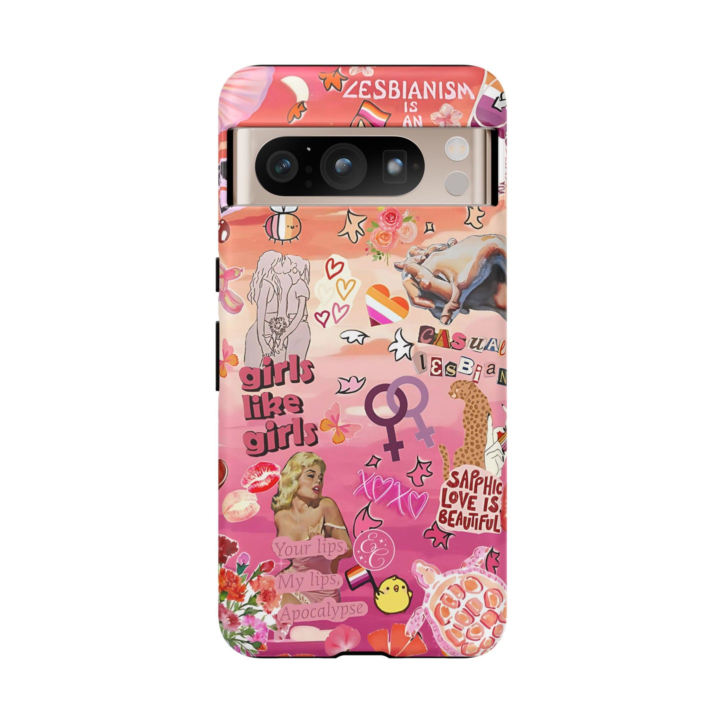 Lesbian Collage Tough Phone Case