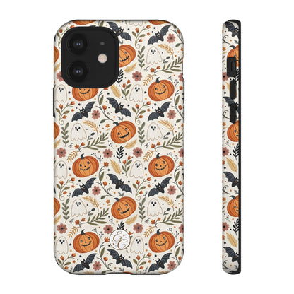 Halloween Pattern Boho Doodle Tough Phone Case