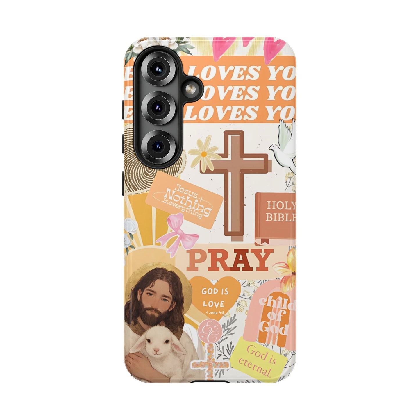 Christian Collage Tough Phone Case