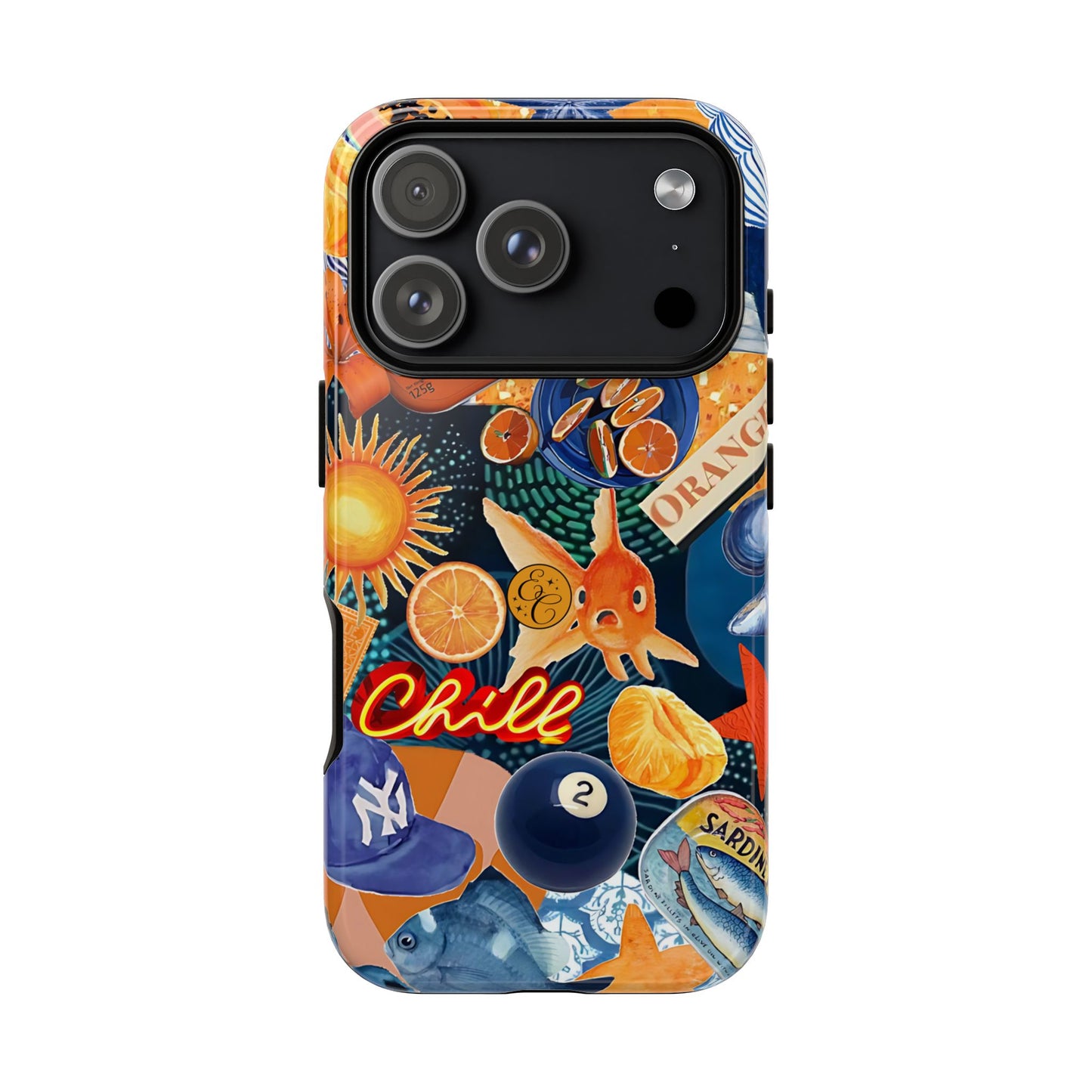 Nautical and Citrus Tough Phone Case