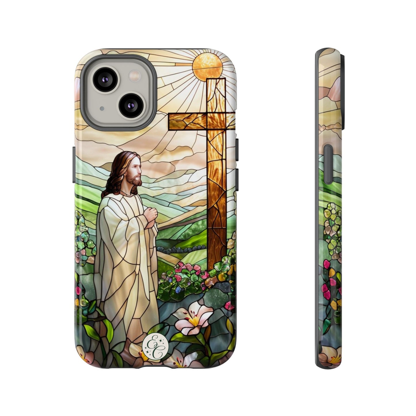 Jesus Stained Glass Tough Phone Case