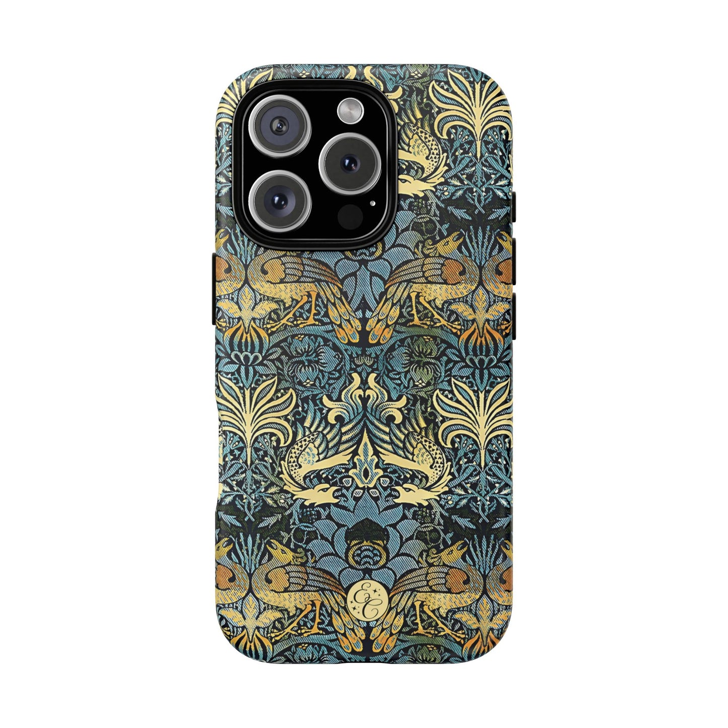 William Morris Peacock and Dragon Tough Phone Case