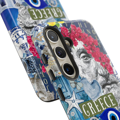 Greek Summer Collage Tough Phone Case