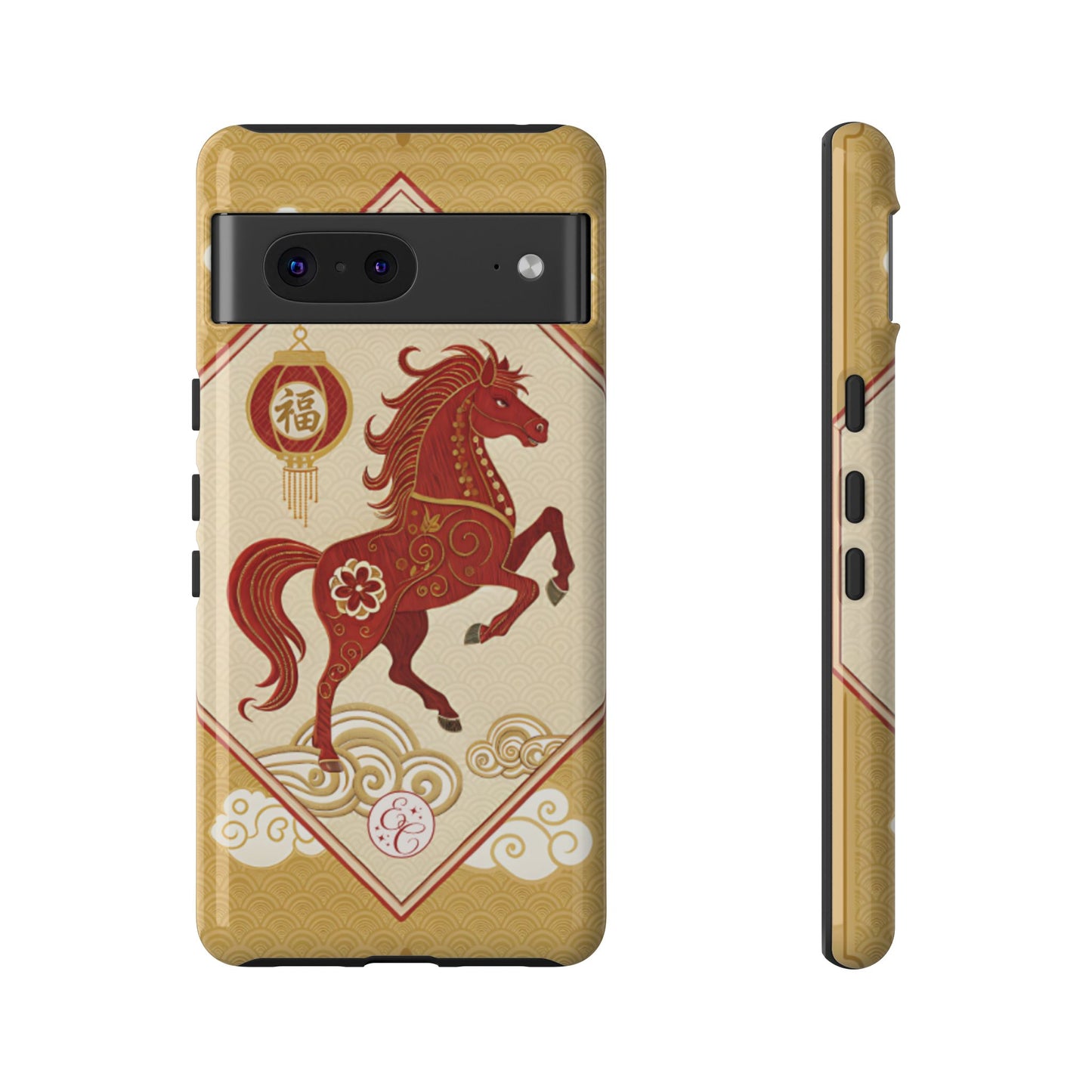 Chinese New Year Lucky Horse Tough Phone Case