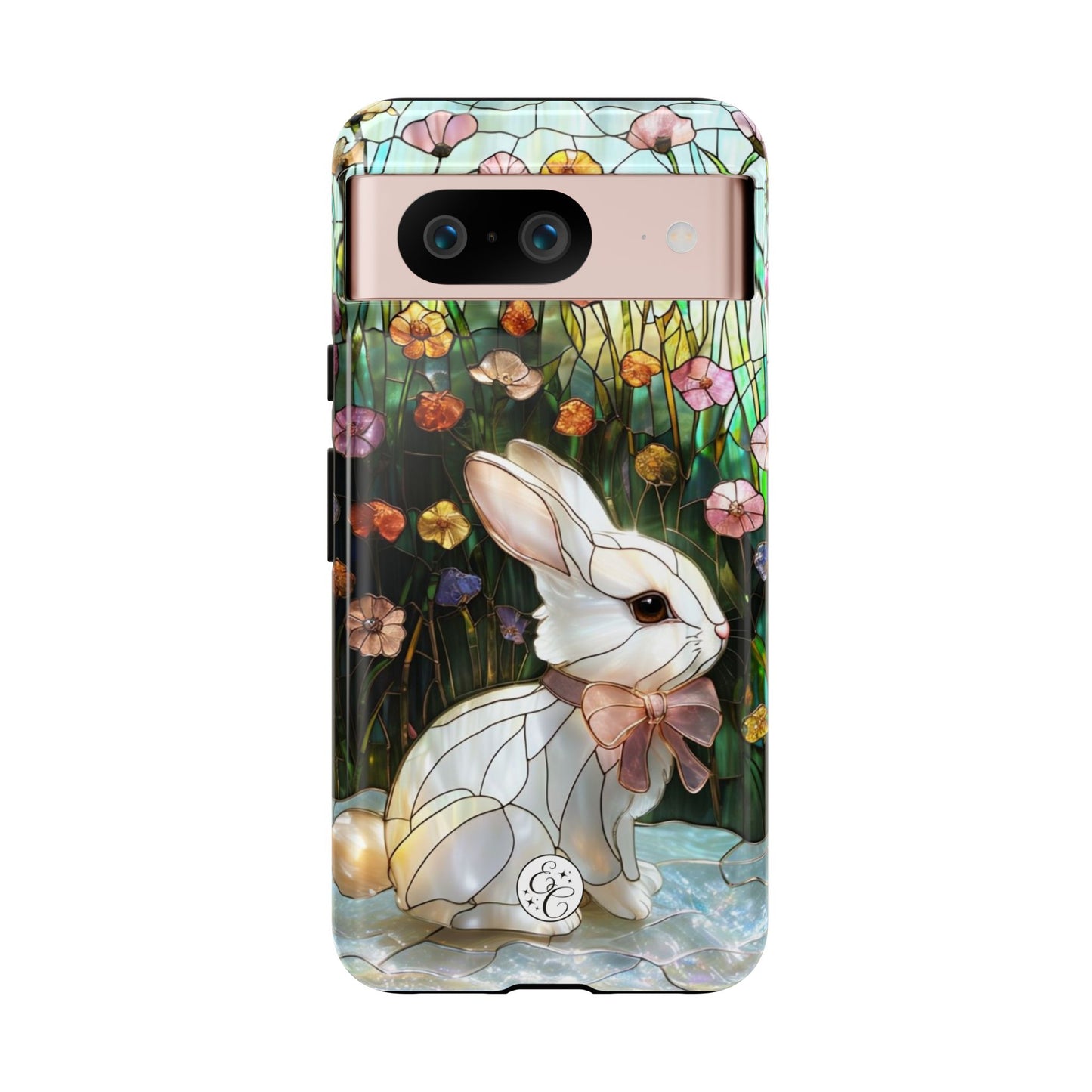Easter Rabbit Stained Glass Tough Phone Case