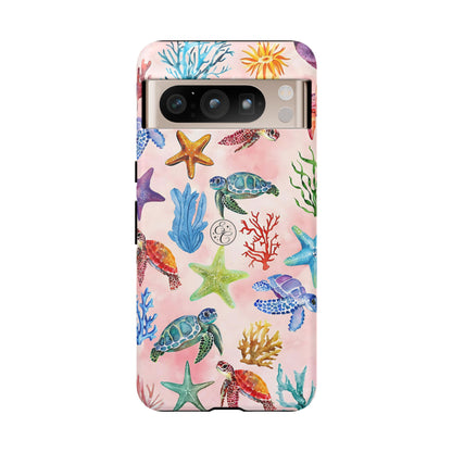 Colorful Marine Life Tough Phone Case