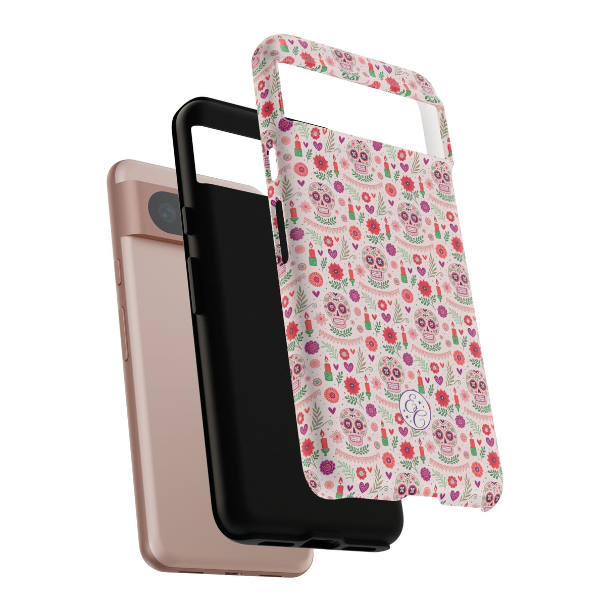 Pink Boho Día de los Muertos Phone Case