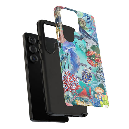 Ocean Wonders Collage Tough Phone Case