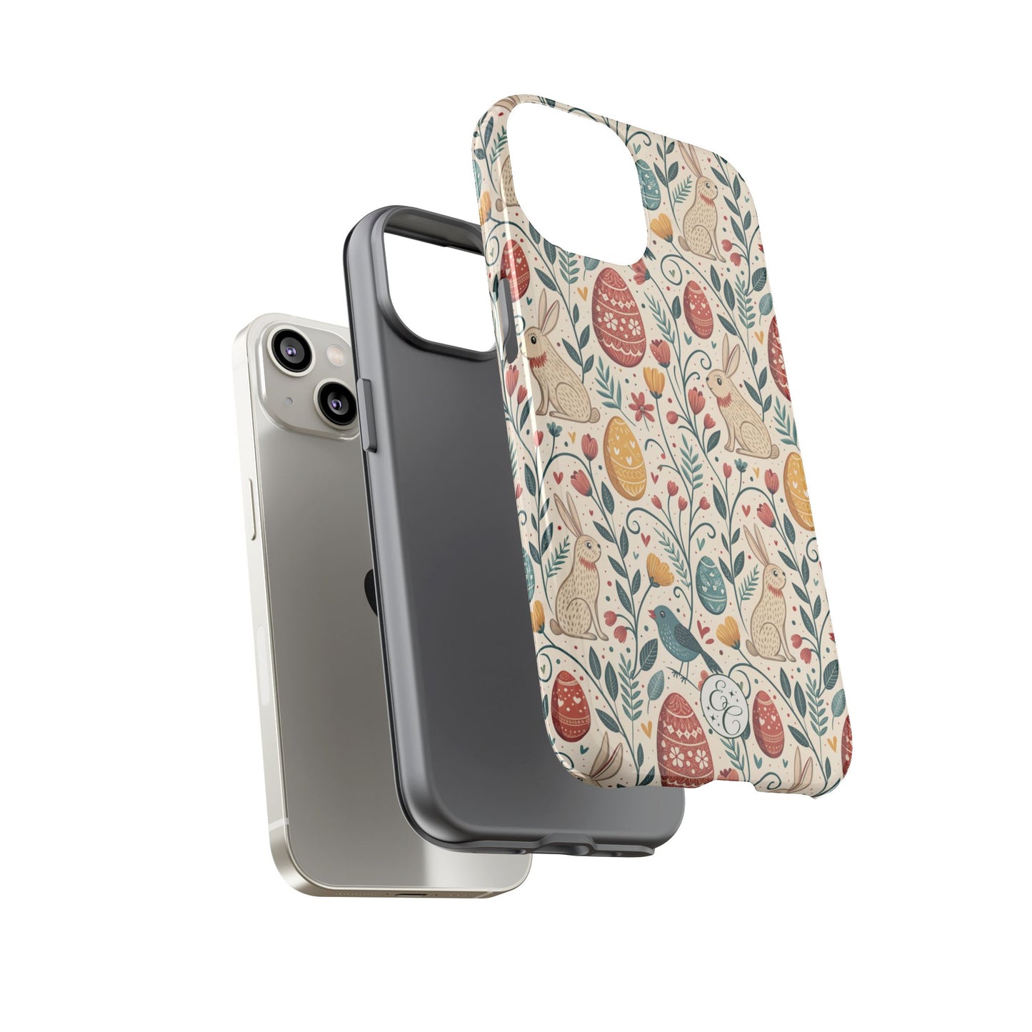 Vintage Easter Pattern Tough Phone Case