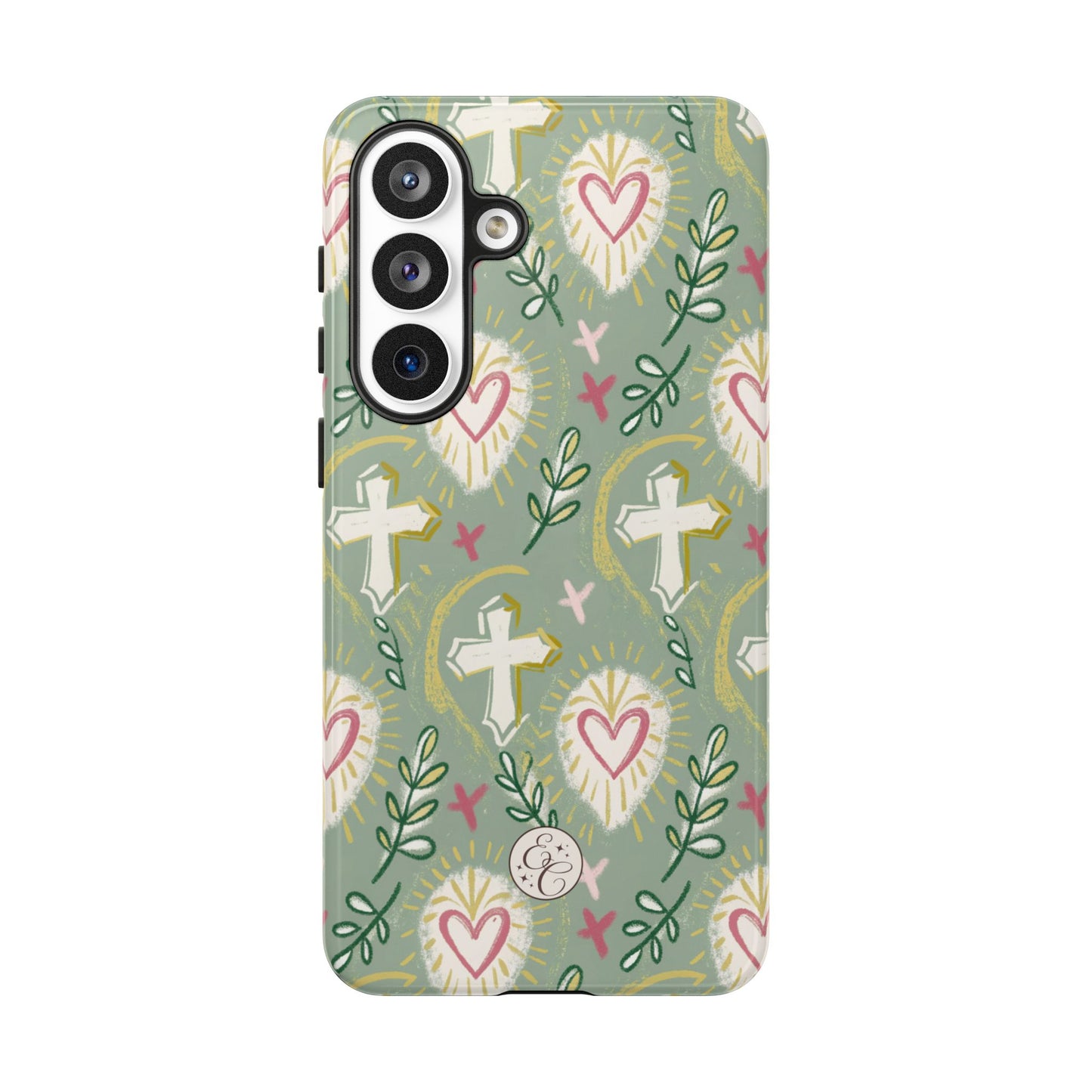 Christian Cross Boho Pattern Tough Phone Case