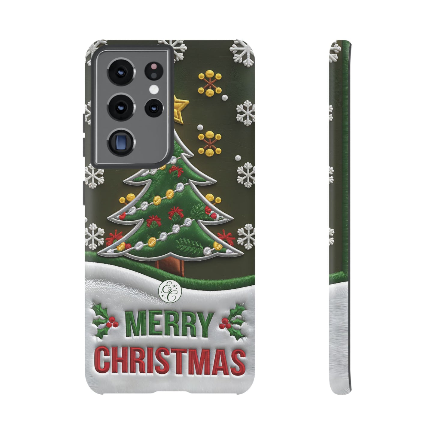 Merry Christmas Tree Tough Phone Case