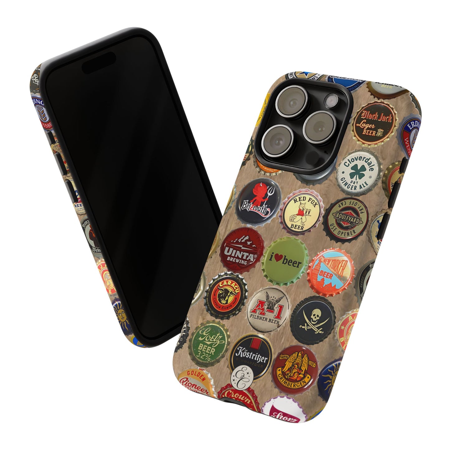 Beer Bottle Caps Tough Phone Case