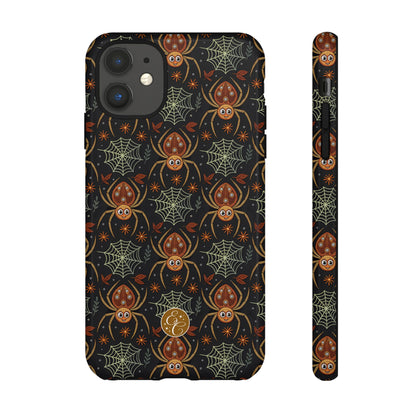 Boho Halloween Spider Pattern Tough Phone Case