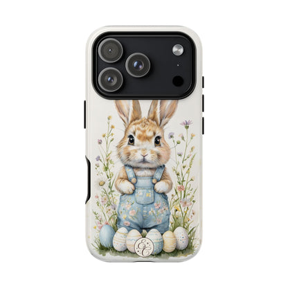 Bunny with Easter Eggs Tough Phone Case