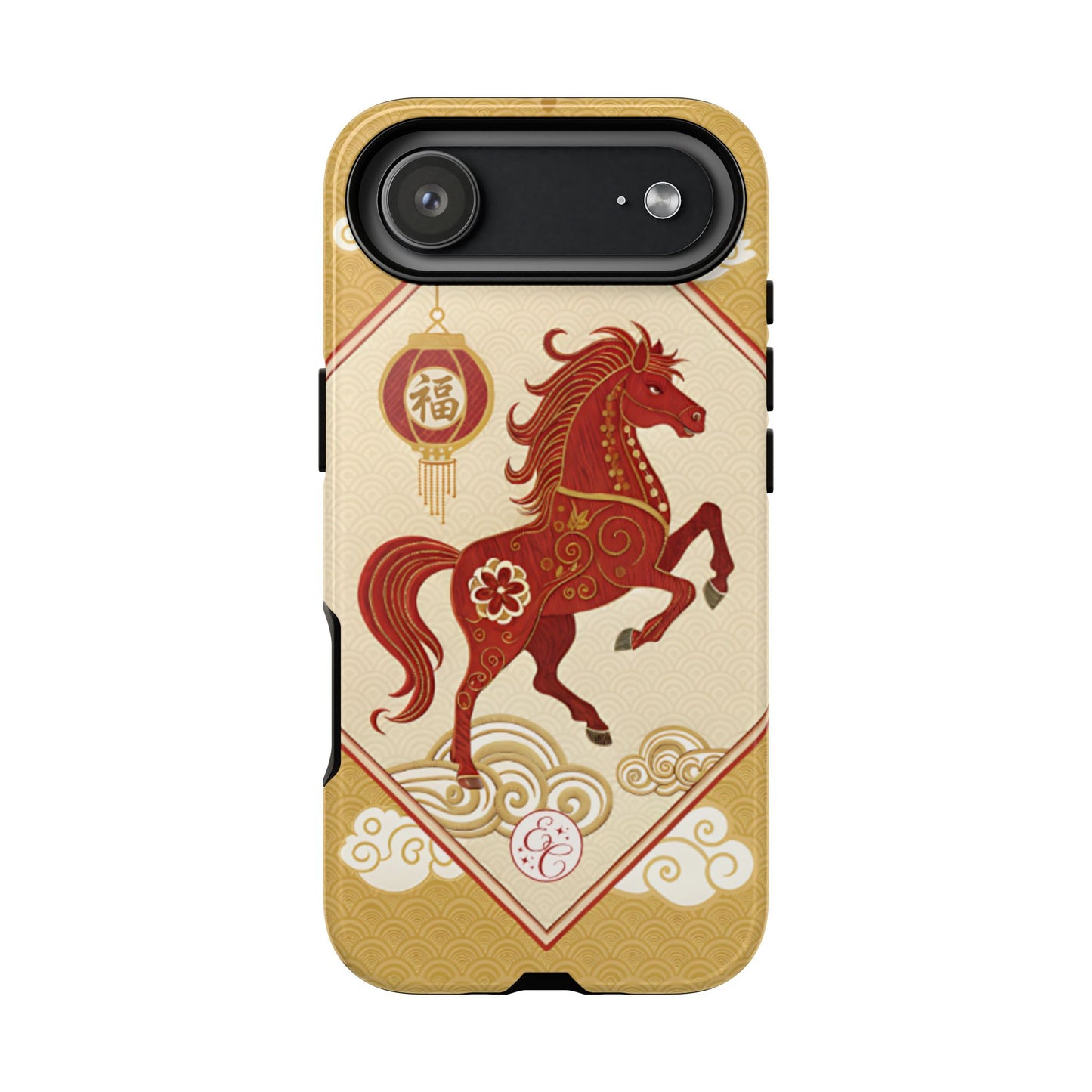 Chinese New Year Lucky Horse Tough Phone Case