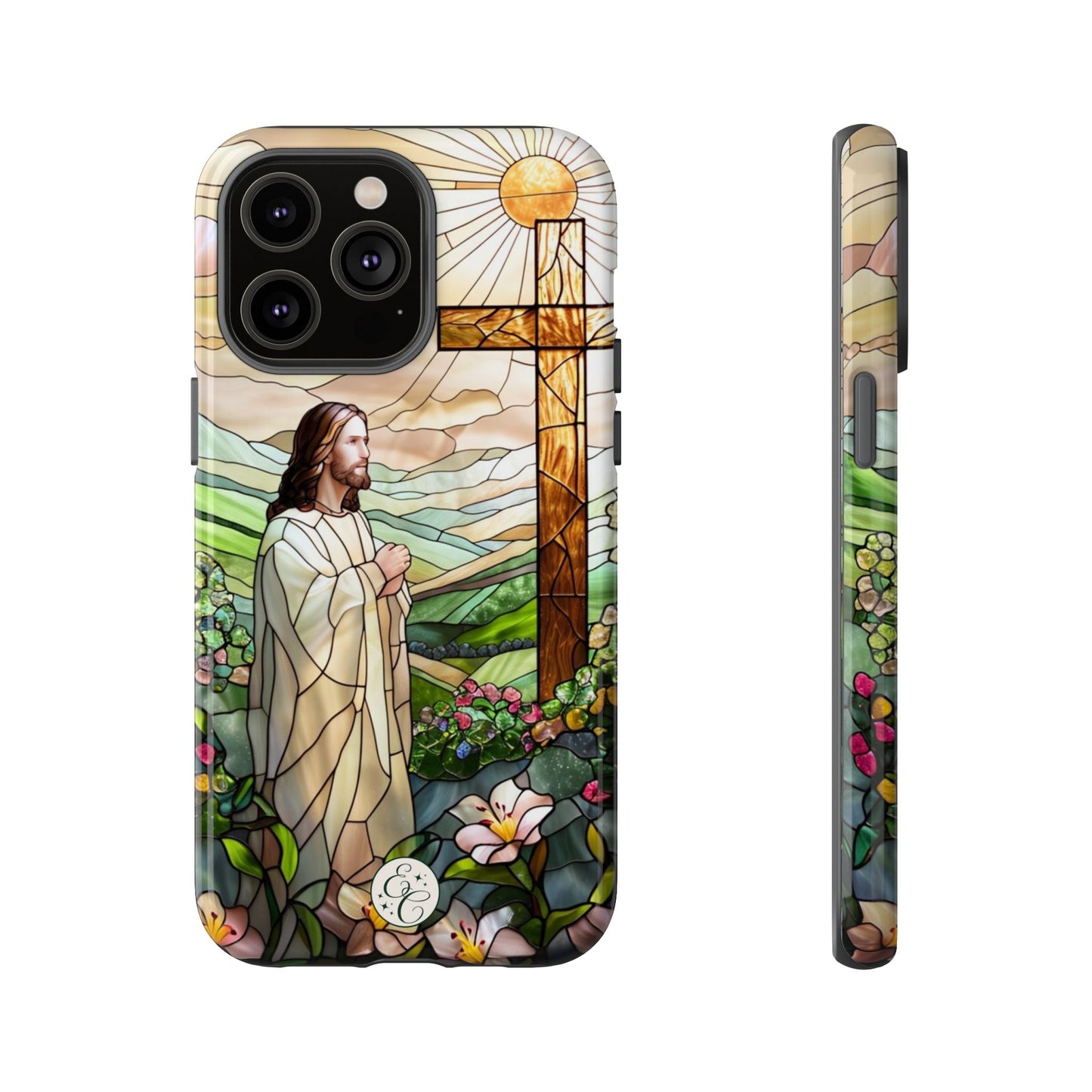 Jesus Stained Glass Tough Phone Case
