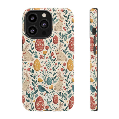 Vintage Easter Pattern Tough Phone Case