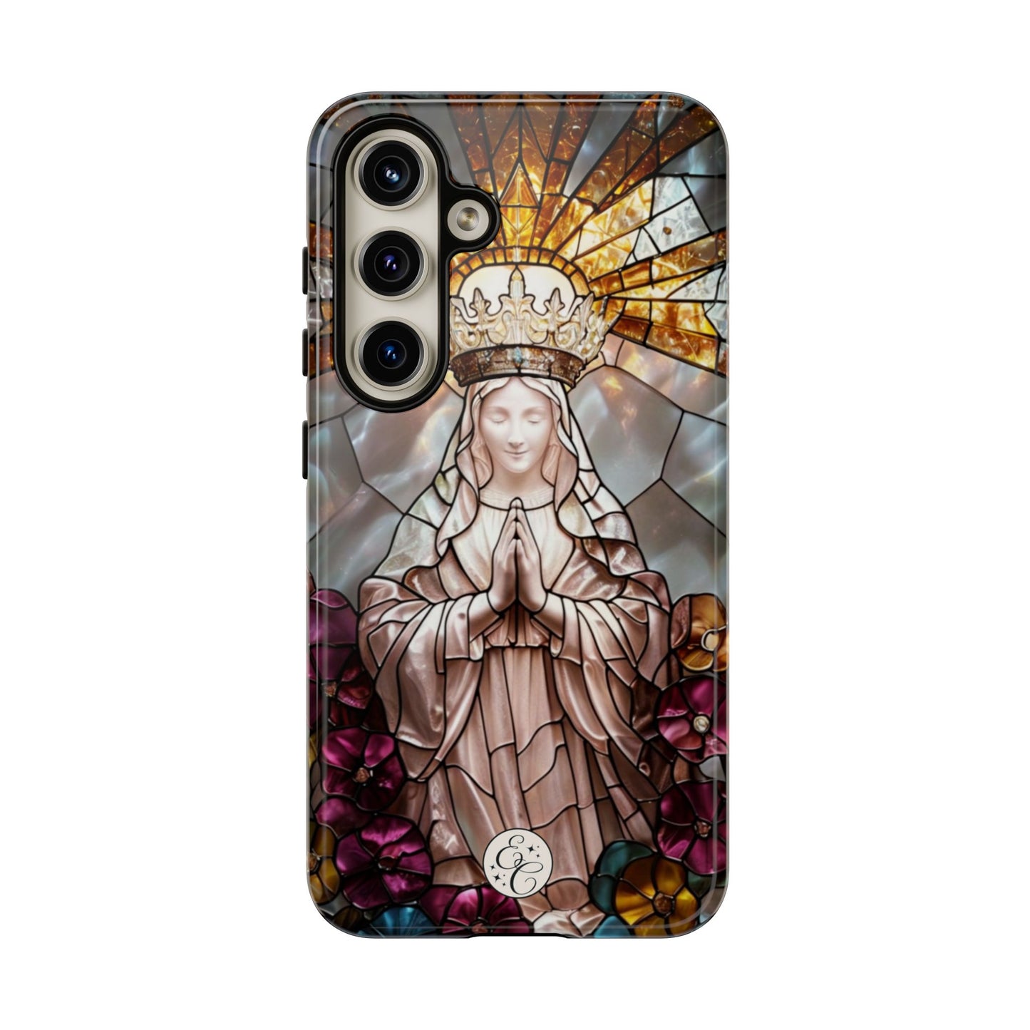 Virgin Mary Stained Glass Tough Phone Case