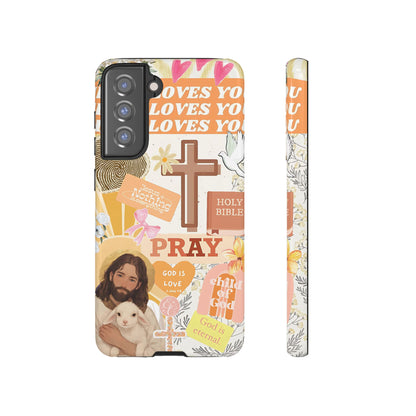 Christian Collage Tough Phone Case