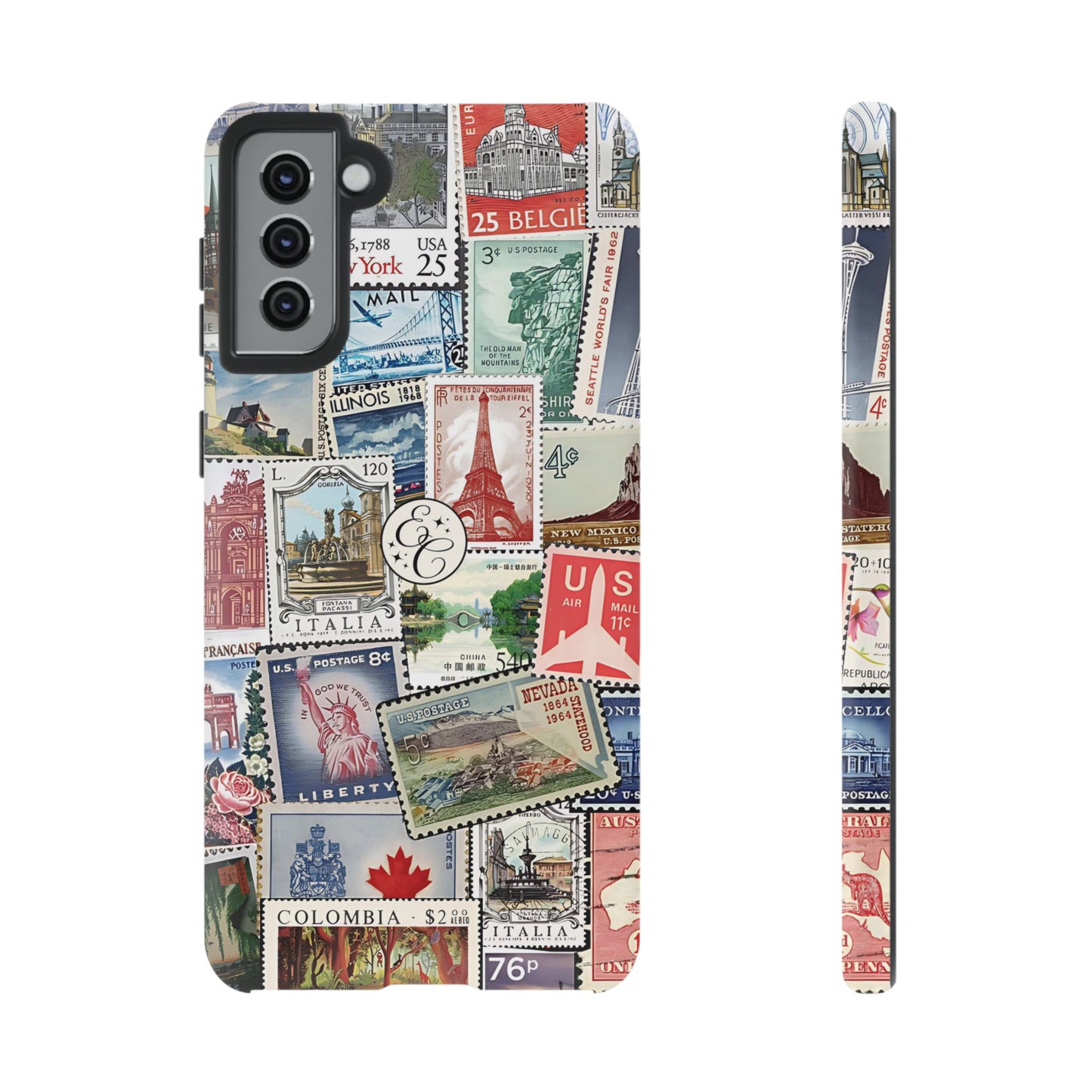 Vintage Stamp Collection Tough Phone Case