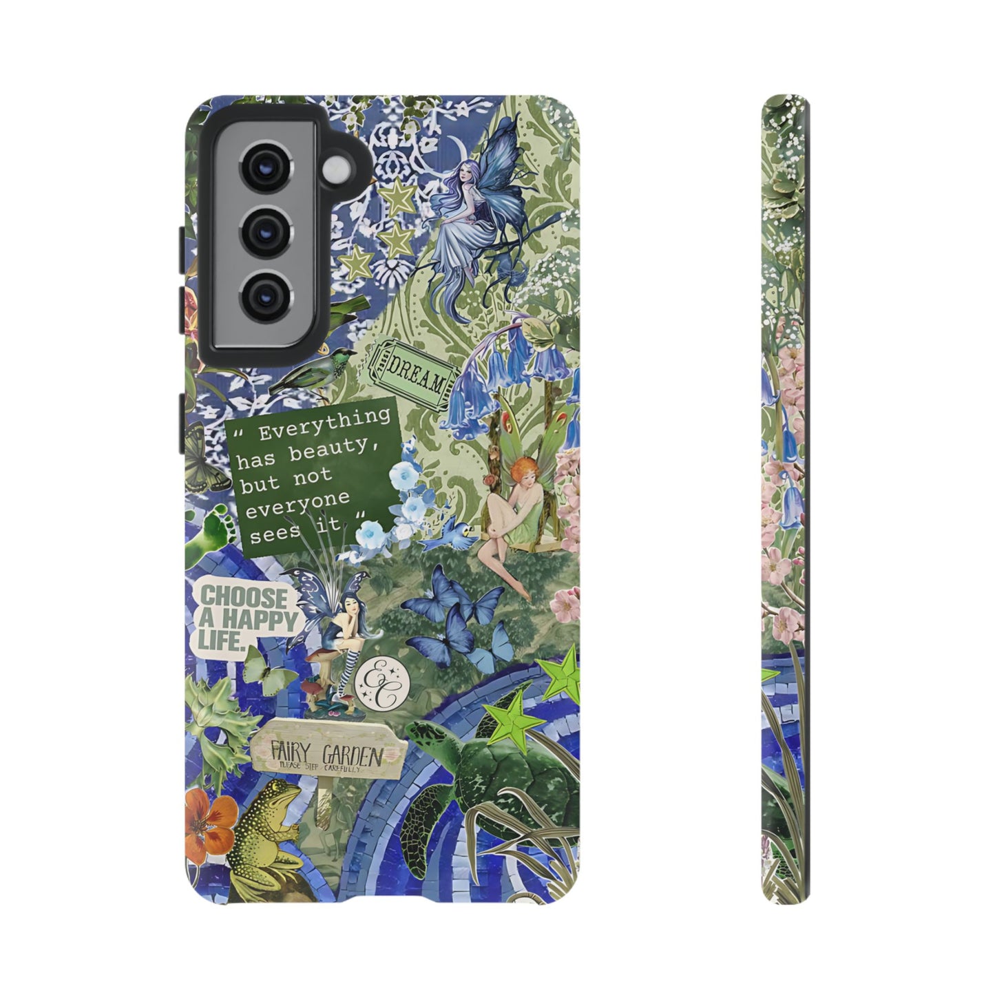 Fairy Garden Collage Tough Phone Case