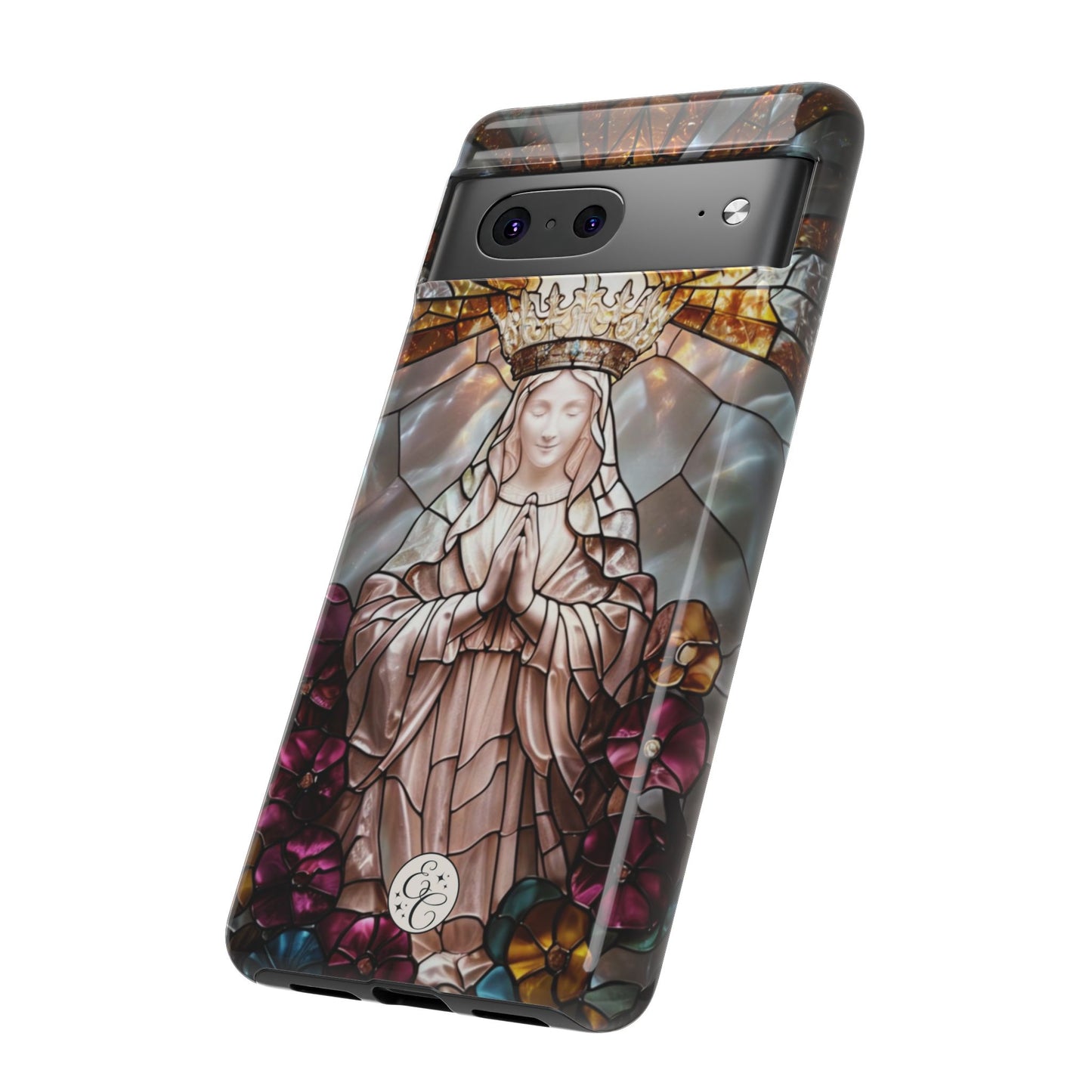 Virgin Mary Stained Glass Tough Phone Case