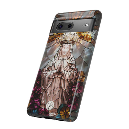 Virgin Mary Stained Glass Tough Phone Case