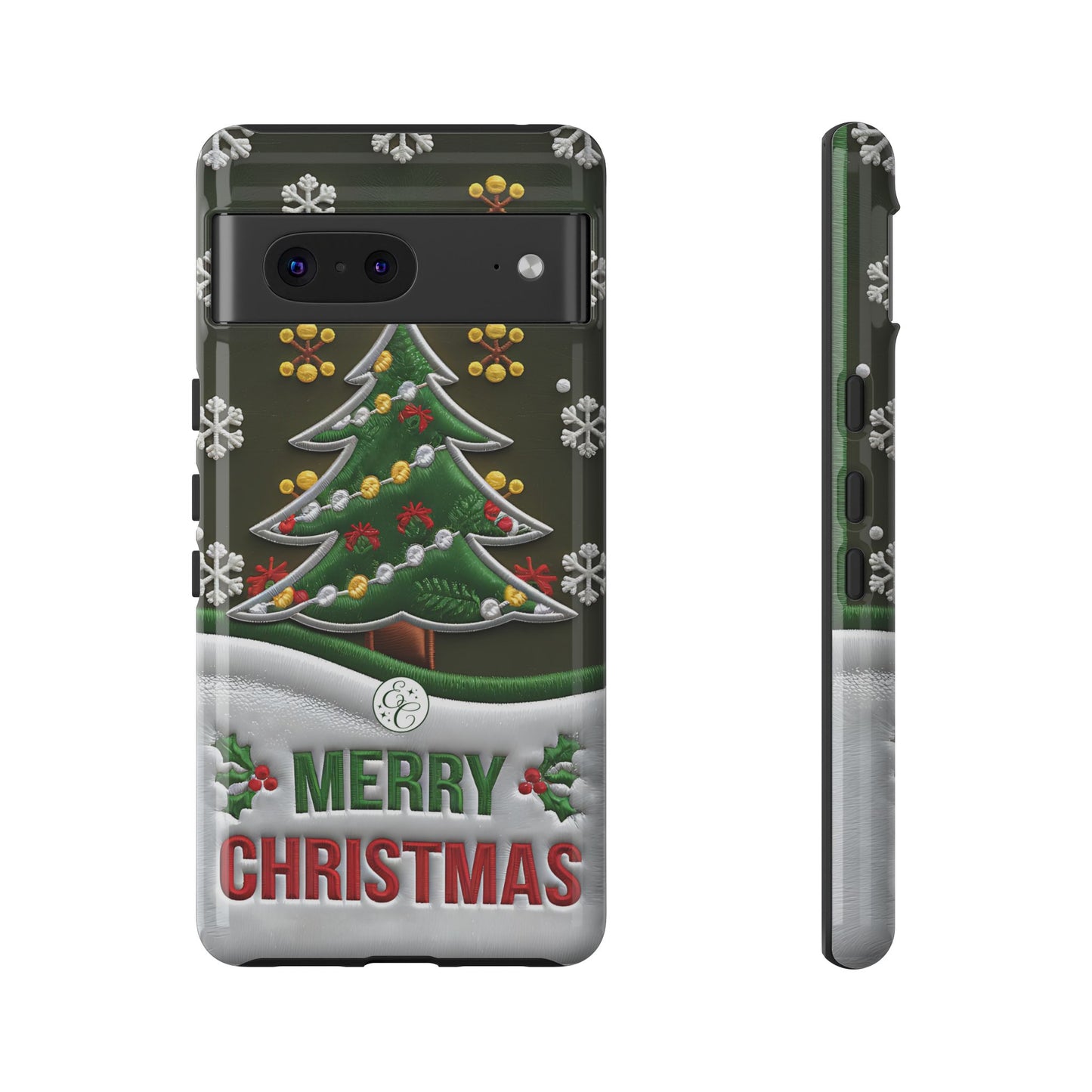 Merry Christmas Tree Tough Phone Case