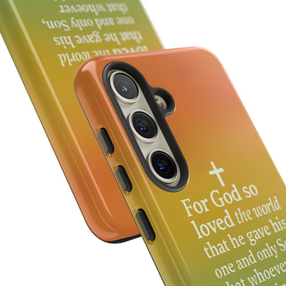 John 3:16 Tough Phone Case