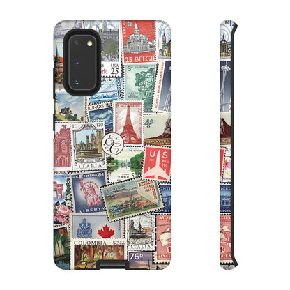 Vintage Stamp Collection Tough Phone Case