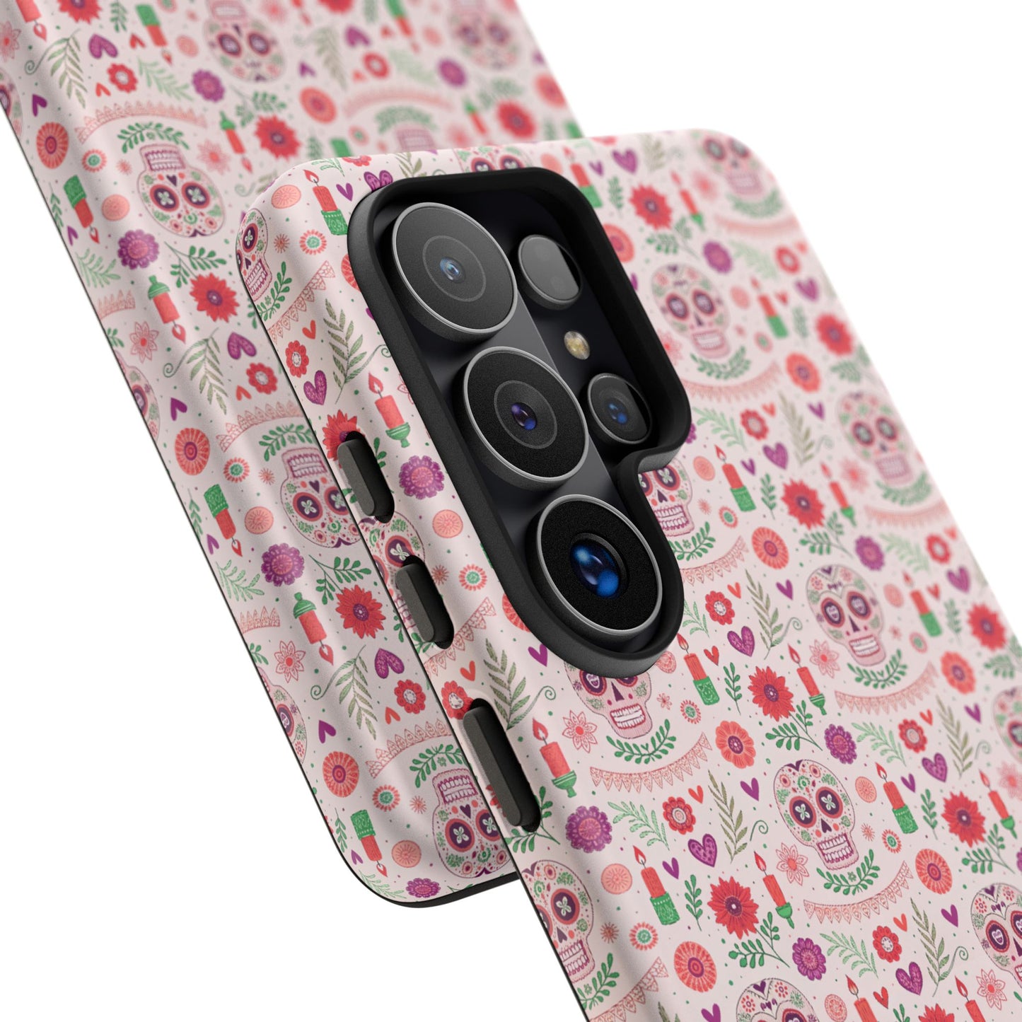 Pink Boho Day of the Dead Tough Phone Case