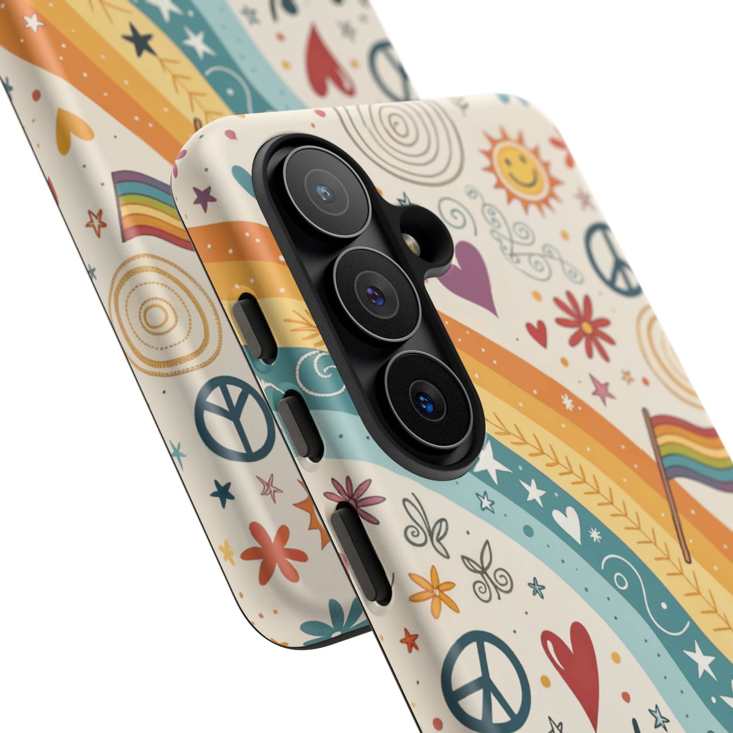LGTBQ+ Pride Boho Doodle Tough Phone Case