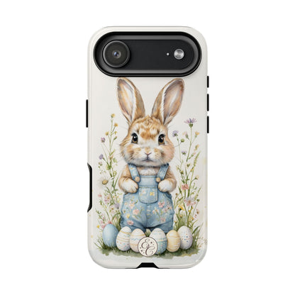 Bunny with Easter Eggs Tough Phone Case