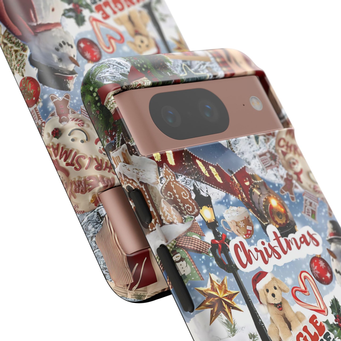 Christmas Holiday Collage Tough Phone Case