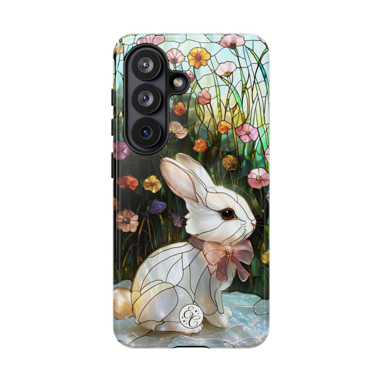 Easter Rabbit Stained Glass Tough Phone Case