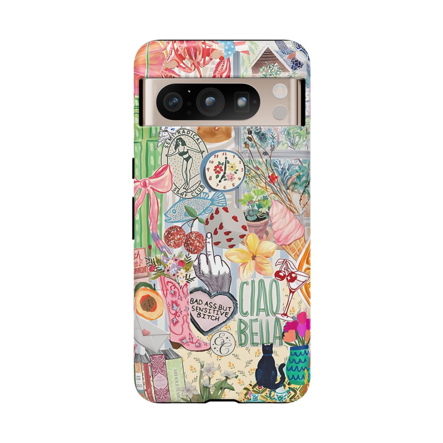 Coquette Art Collage Tough Phone Case