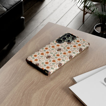 Boho Floral Spider Pattern Phone Case