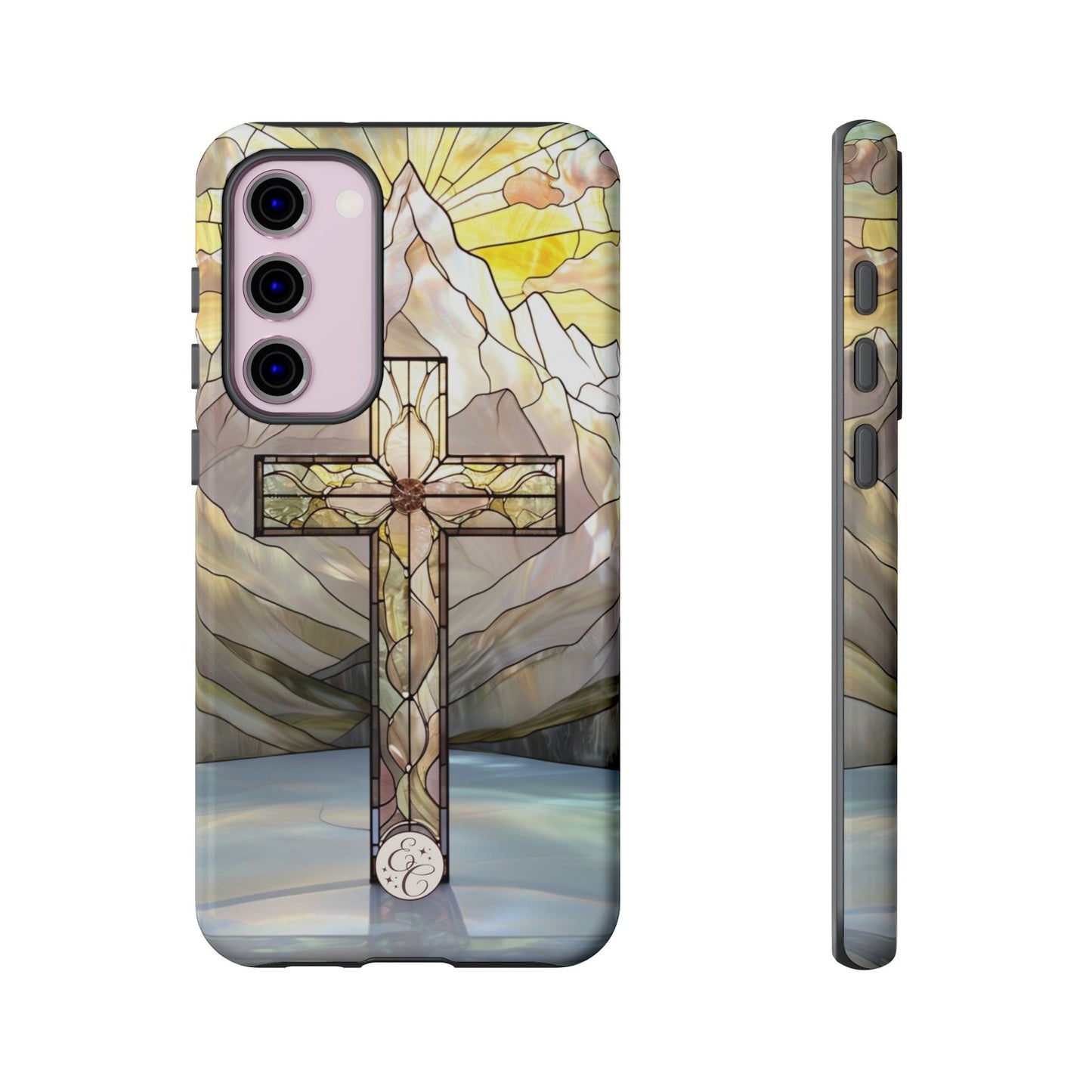 Stained Glass Cross Tough Phone Case