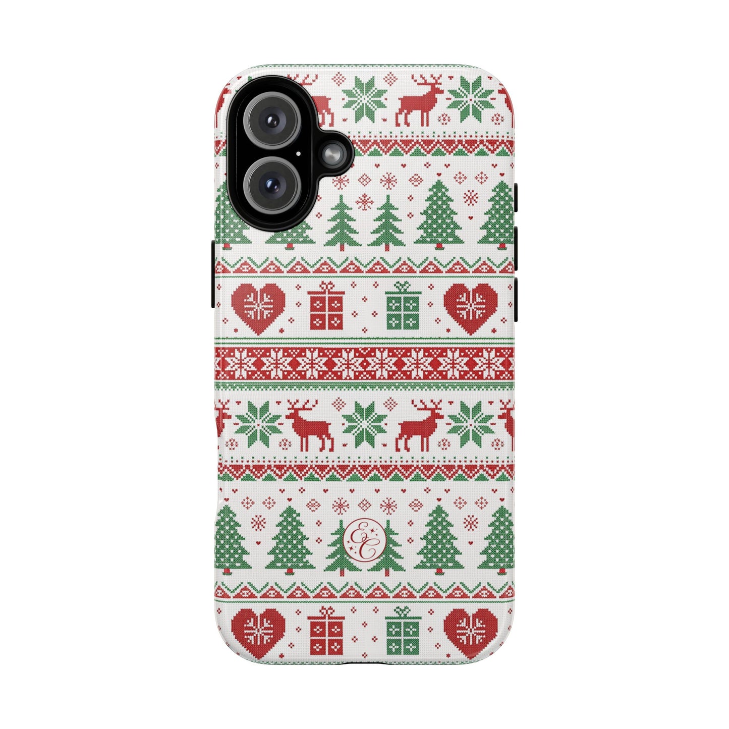 Ugly Christmas Sweater Pattern Tough Phone Case