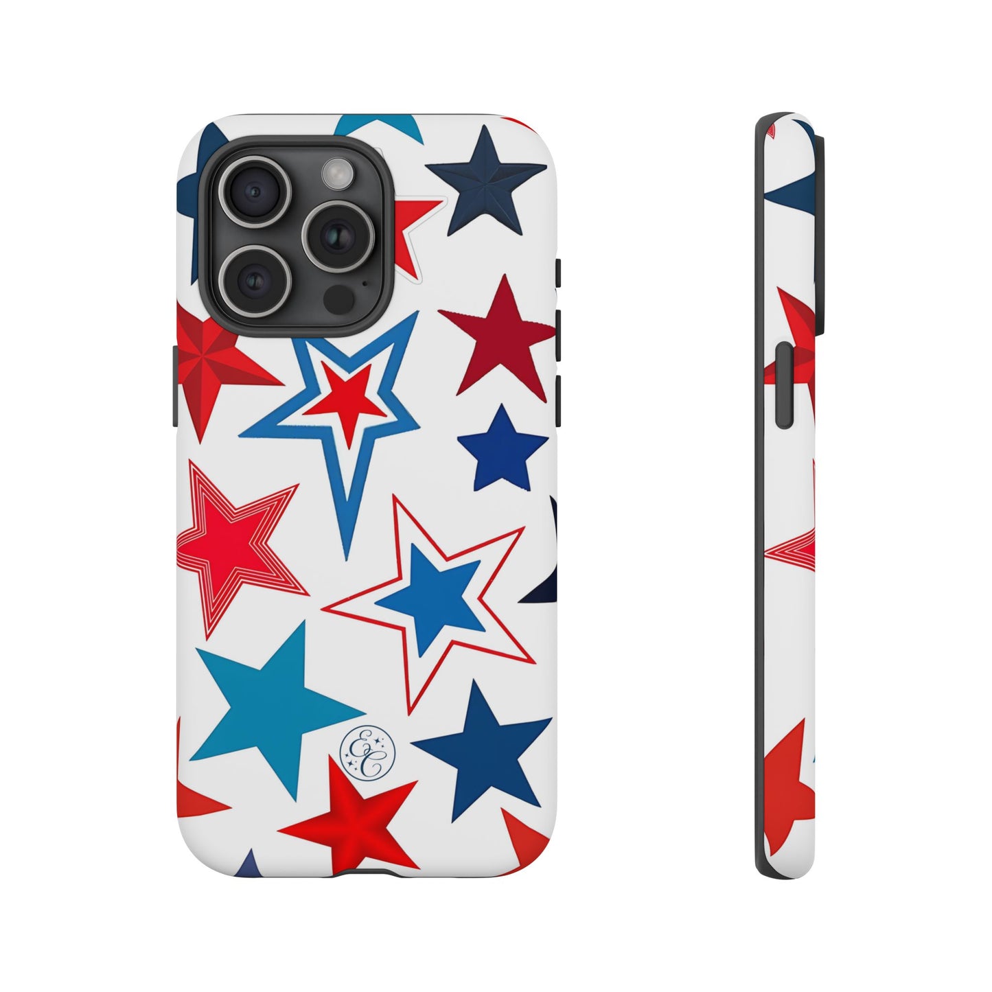 Patriotic Star Pattern Tough Phone Case