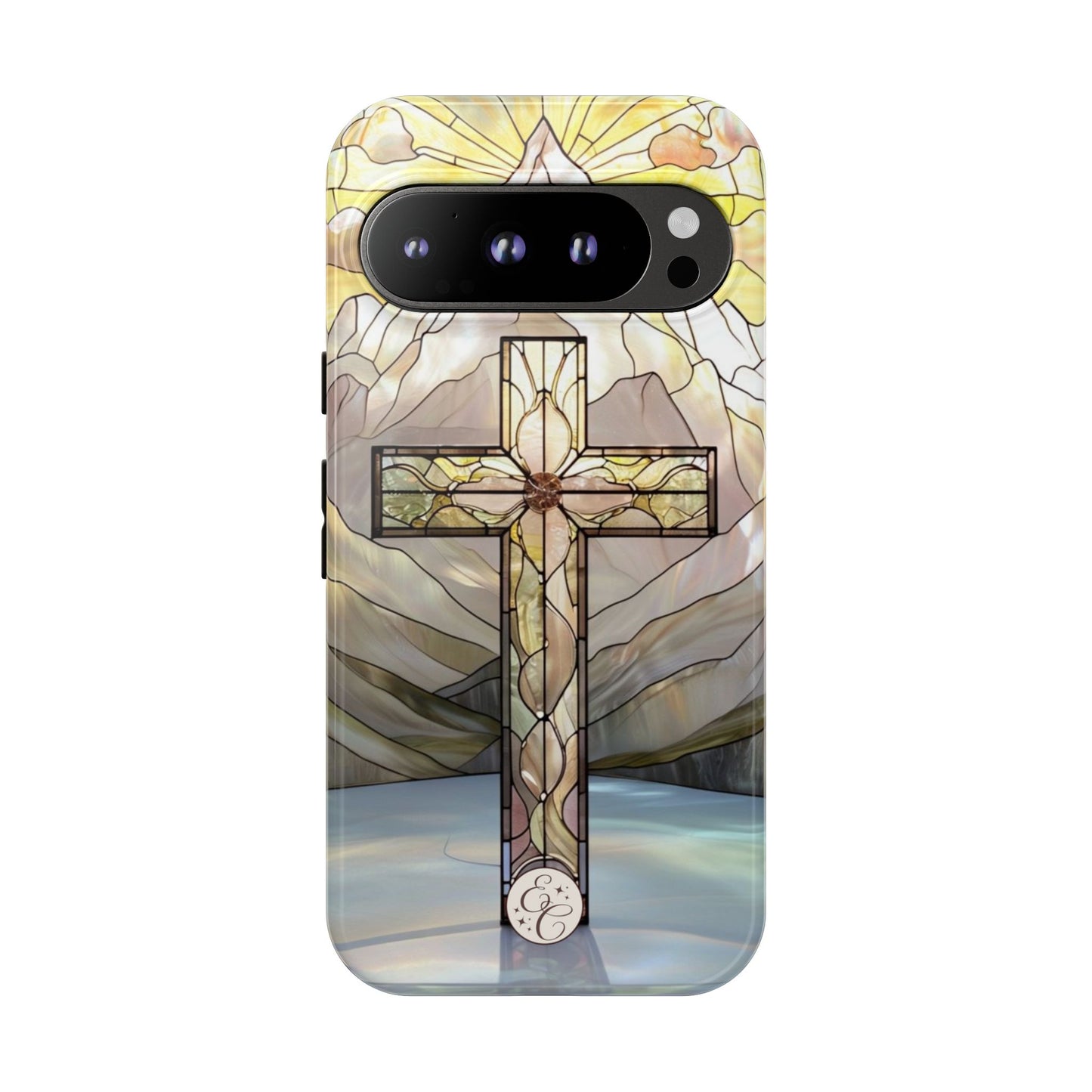 Stained Glass Cross Tough Phone Case