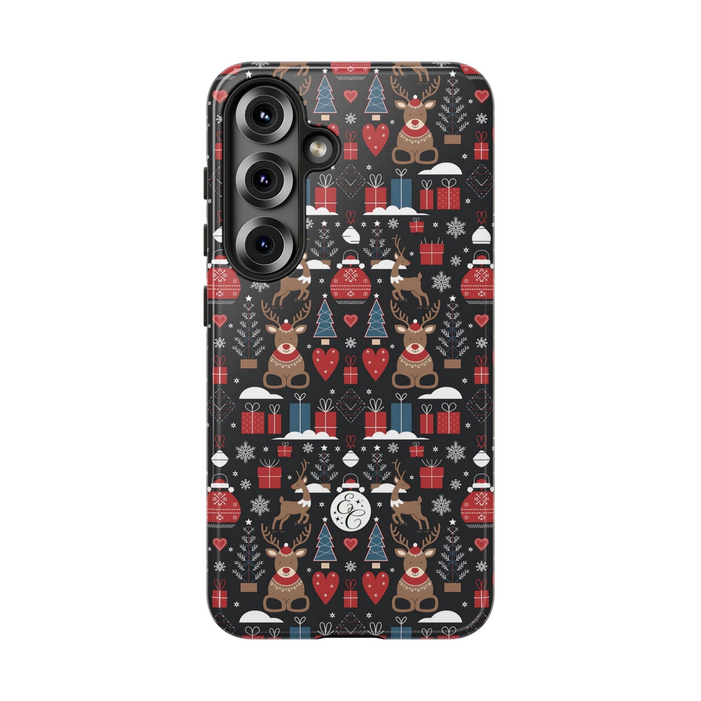 Christmas Holiday Pattern Tough Phone Case