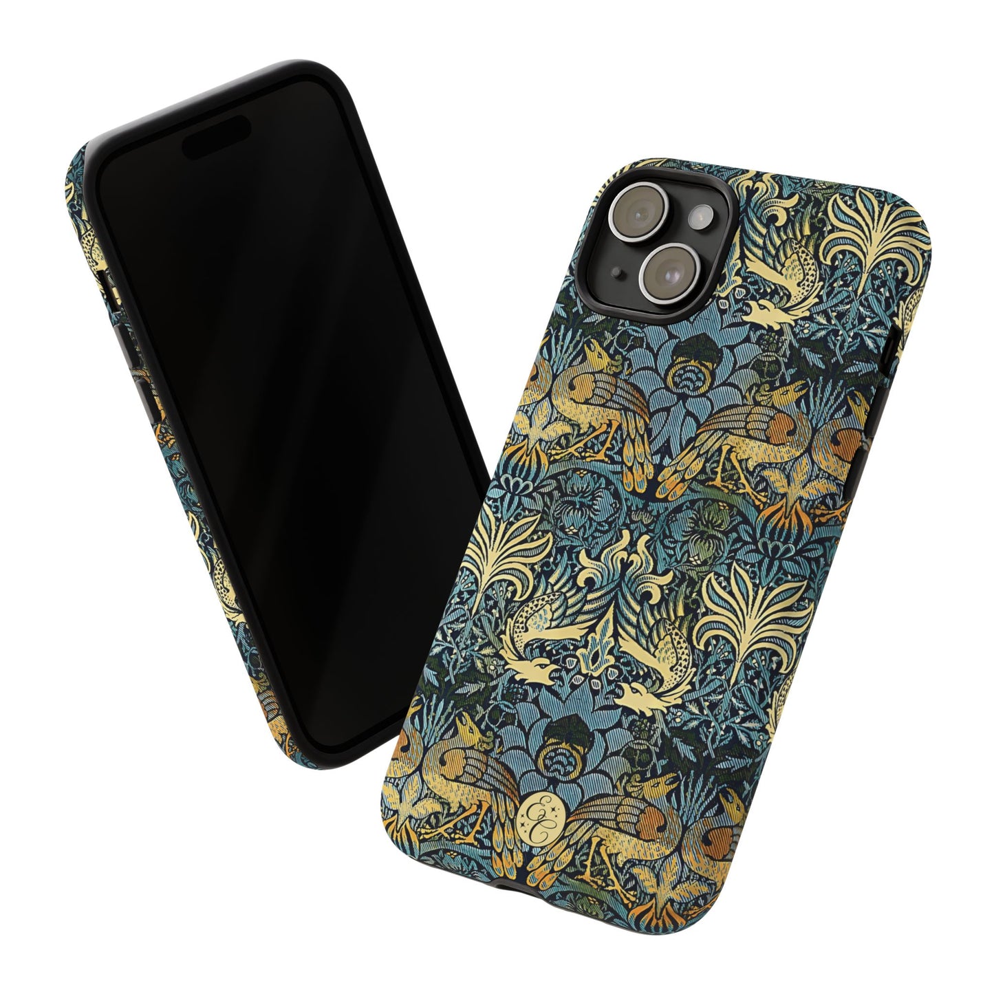 William Morris Peacock and Dragon Tough Phone Case