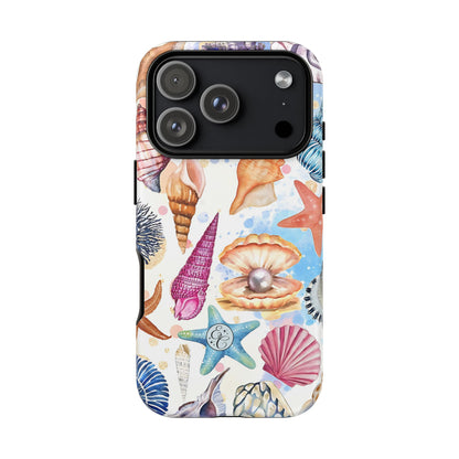 Colorful Sea Shells Tough Phone Case