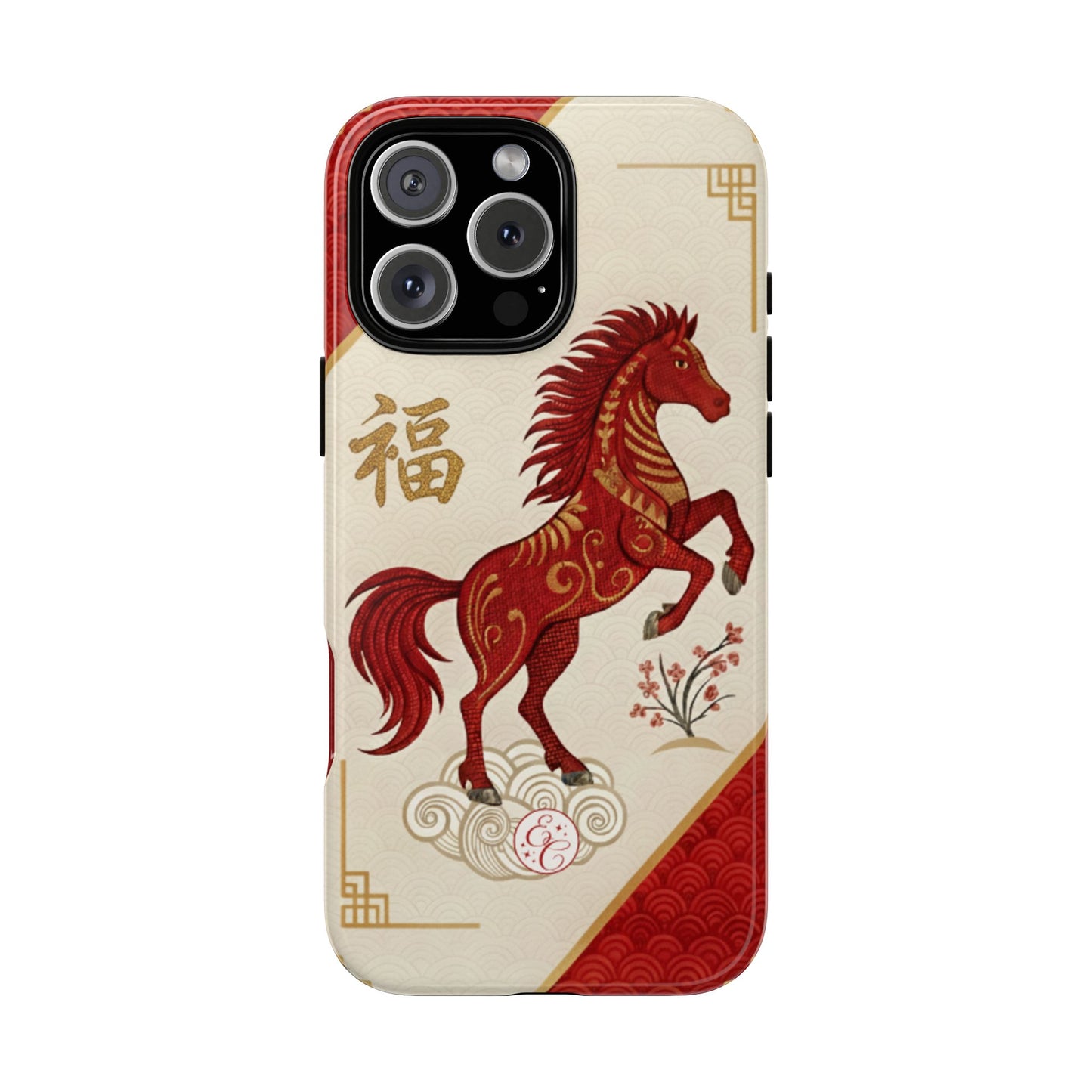 Chinese Zodiac Horse Tough Phone Case